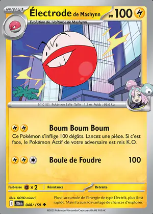 &Eacute;lectrode de Mashynn 048/159