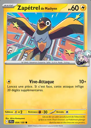 Zap&eacute;trel de Mashynn 054/159