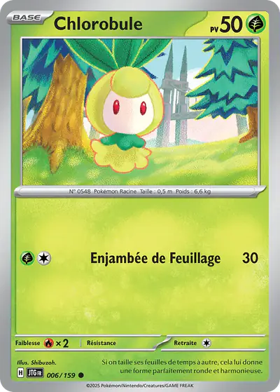 Image de la carte Pokemon Chlorobule 006/159