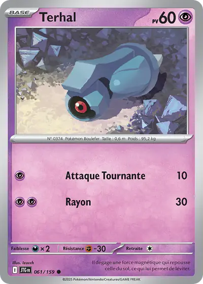 Image de la carte Pokemon Terhal 061/159
