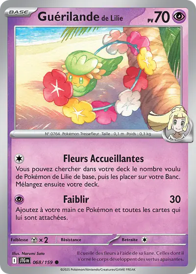 Image de la carte Pokemon Guérilande de Lilie 068/159