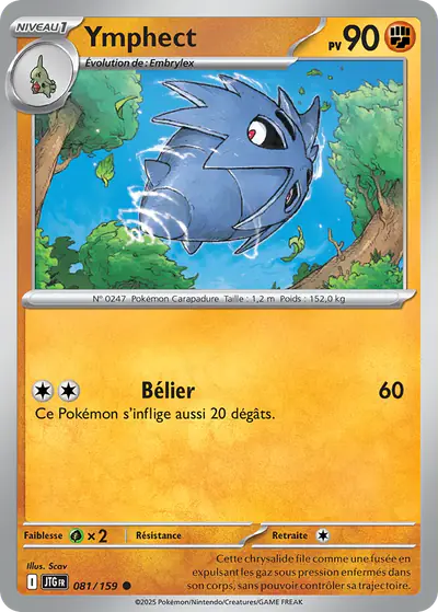 Image de la carte Pokemon Ymphect 081/159
