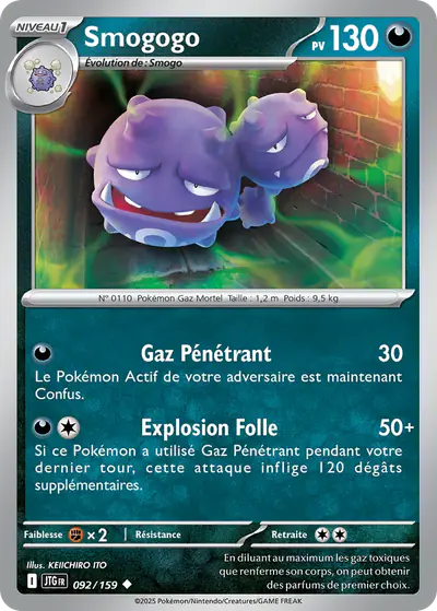 Image de la carte Pokemon Smogogo 092/159