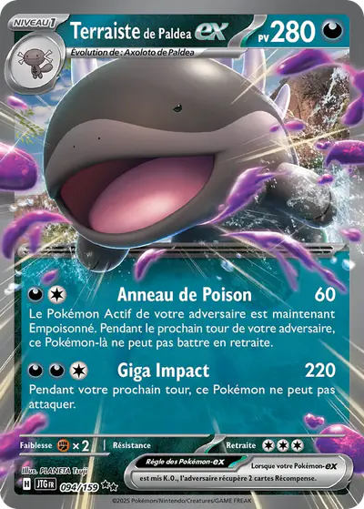 Image de la carte Pokemon Terraiste de Paldea ex 094/159