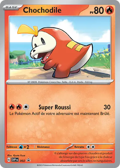 Image de la carte Pokemon Chochodile 002/