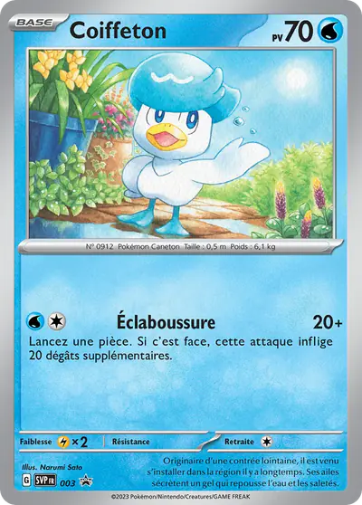 Image de la carte Pokemon Coiffeton 003/