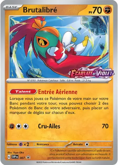 Image de la carte Pokemon Brutalibré 007/
