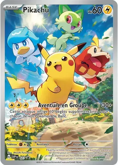 Image de la carte Pokemon Pikachu 027/