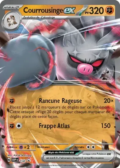 Image de la carte Pokemon Courrousinge ex 032/