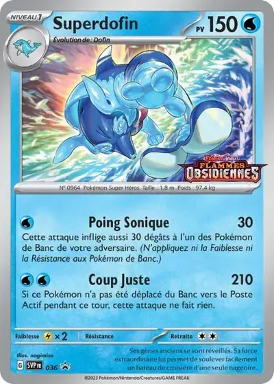 Image de la carte Pokemon Superdofin 036/