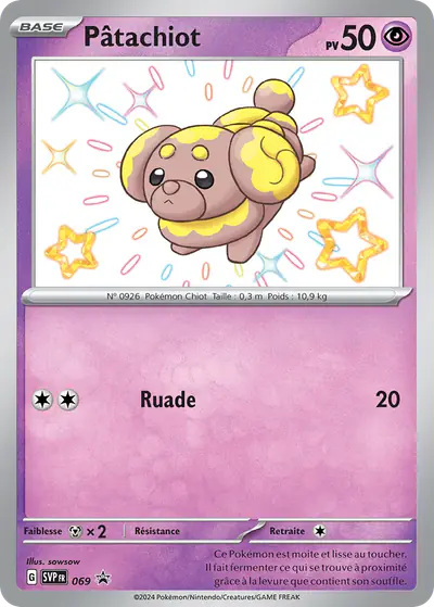 Image de la carte Pokemon Pâtachiot 069/