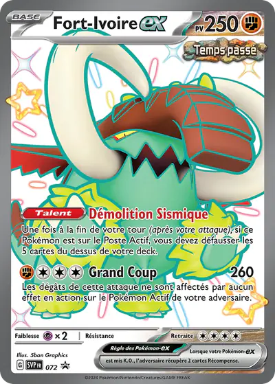 Image de la carte Pokemon Fort-Ivoire ex 072/