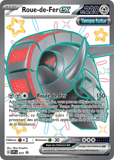 Image de la carte Pokemon Roue-de-Fer ex 073/
