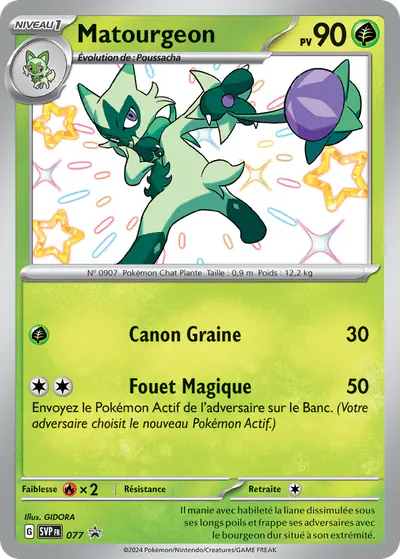 Image de la carte Pokemon Matourgeon 077/
