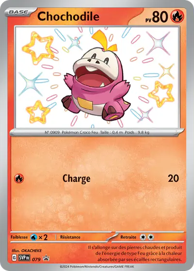 Image de la carte Pokemon Chochodile 079/