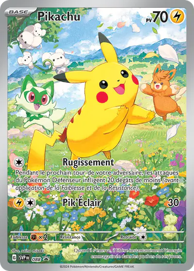 Image de la carte Pokemon Pikachu 088/