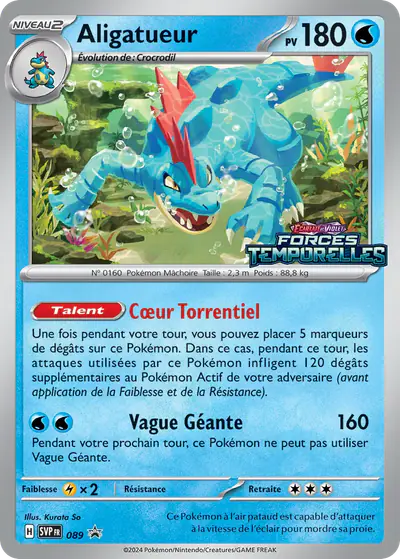 Image de la carte Pokemon Aligatueur 089/