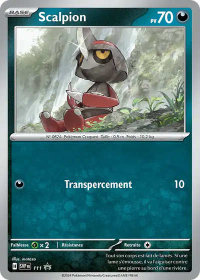 Image de la carte Pokemon Scalpion 111/