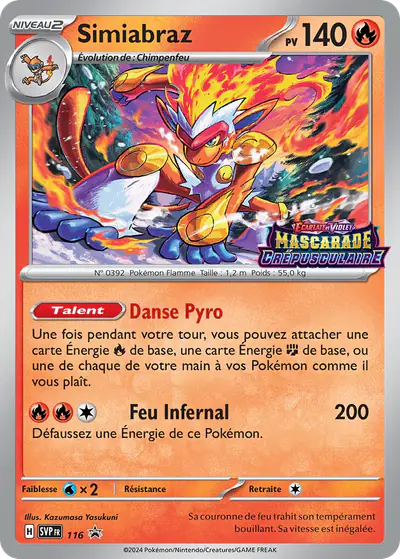 Image de la carte Pokemon Simiabraz 116/