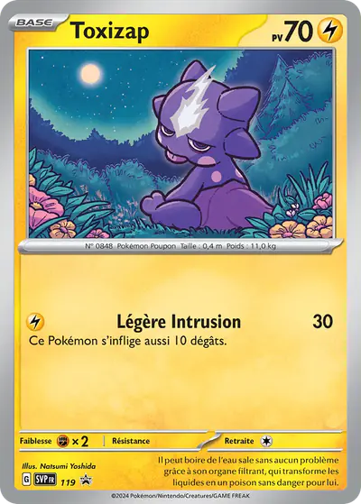 Image de la carte Pokemon Toxizap 119/