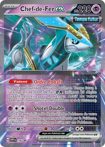 Image de la carte Pokemon Chef-de-Fer ex 146/