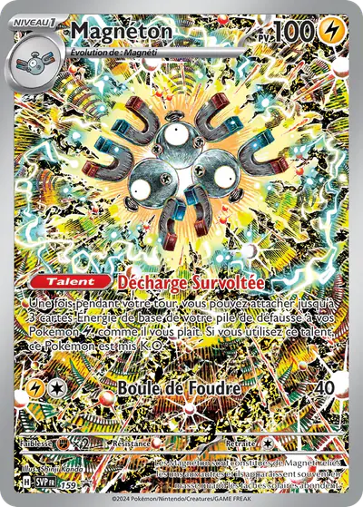 Image de la carte Pokemon Magnéton 159/