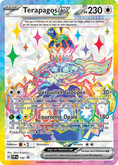 Image de la carte Pokemon Terapagos ex 165/