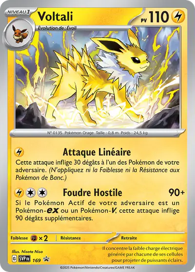 Image de la carte Pokemon Voltali 169/