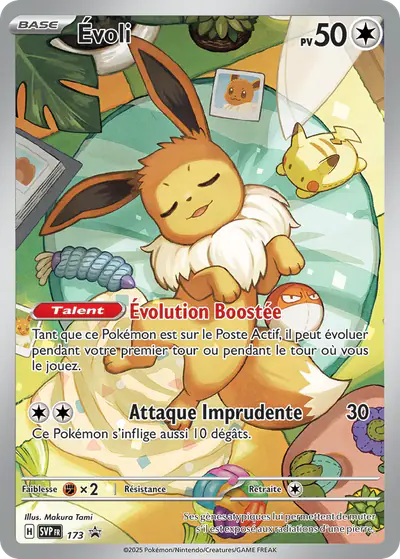 Image de la carte Pokemon Évoli 173/