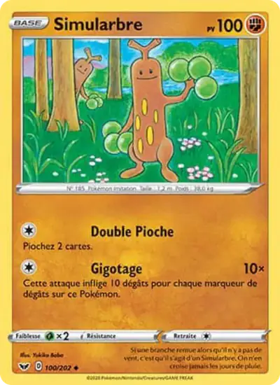 Image de la carte Pokemon Simularbre 100/202