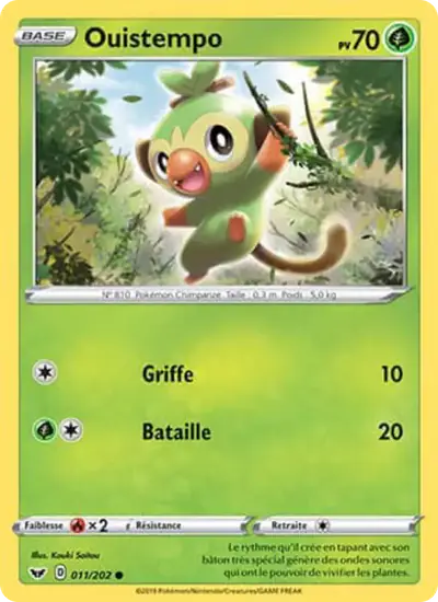 Image de la carte Pokemon Ouistempo 011/202