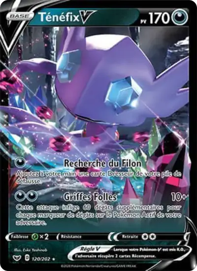 Image de la carte Pokemon Ténéfix V 120/202