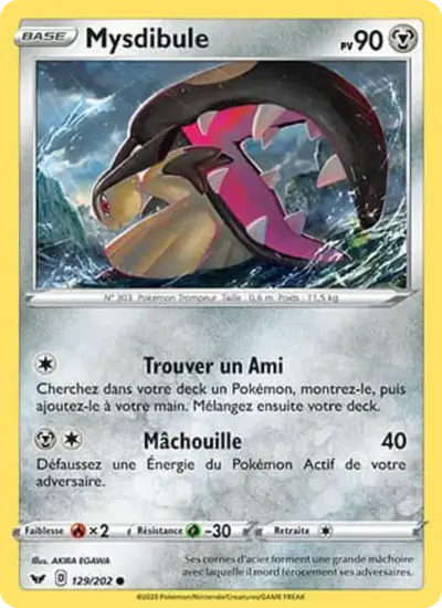Image de la carte Pokemon Mysdibule 129/202