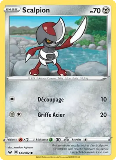 Image de la carte Pokemon Scalpion 133/202