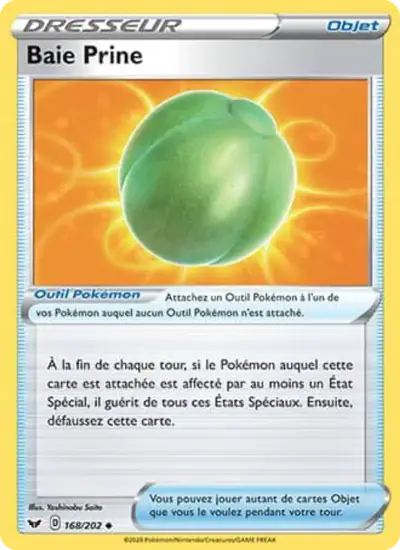Image de la carte Pokemon Baie Prine 168/202