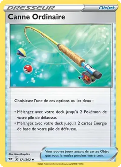 Image de la carte Pokemon Canne Ordinaire 171/202