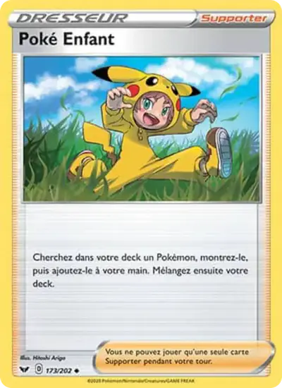 Image de la carte Pokemon Poké Enfant 173/202