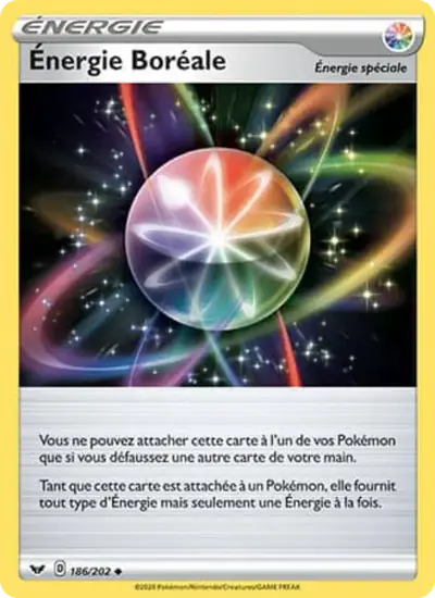 Image de la carte Pokemon Énergie Boréale 186/202