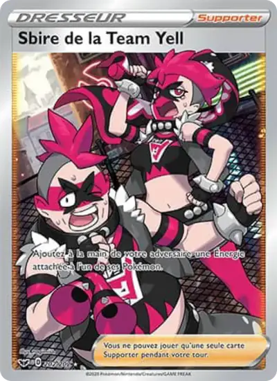 Image de la carte Pokemon Sbire de la Team Yell 202/202