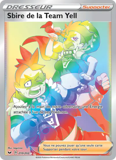 Image de la carte Pokemon Sbire de la Team Yell 210/202