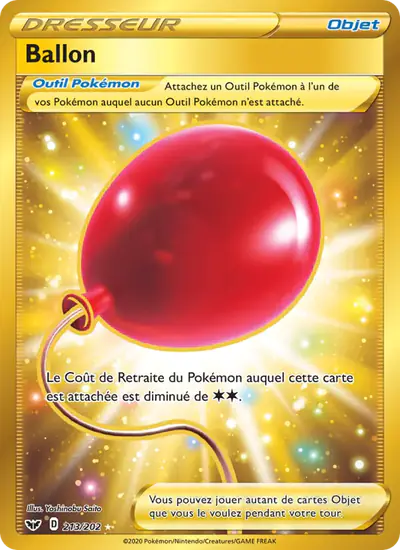 Image de la carte Pokemon Ballon 213/202
