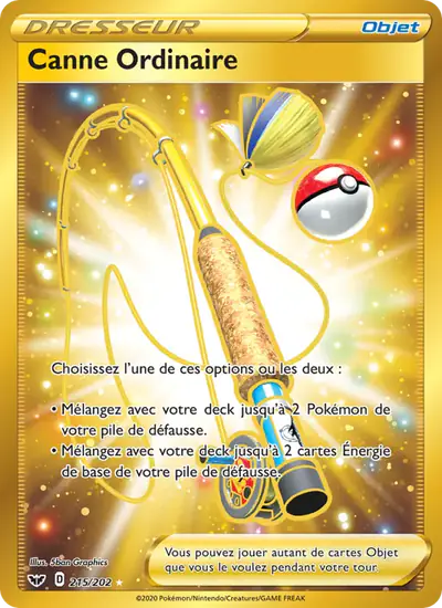 Image de la carte Pokemon Canne Ordinaire 215/202