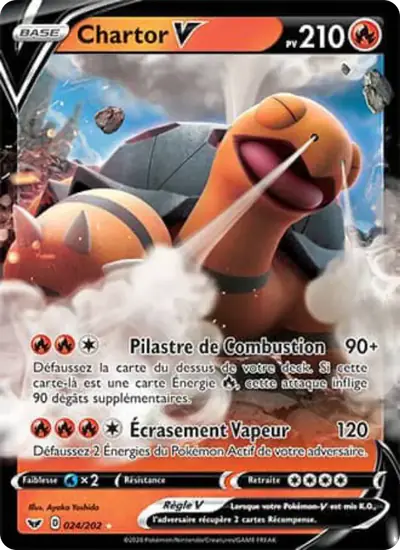 Image de la carte Pokemon Chartor V 024/202