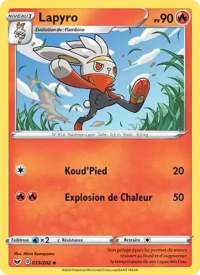 Image de la carte Pokemon Lapyro 033/202