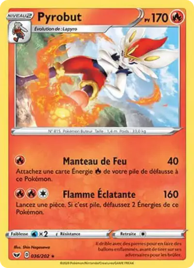Image de la carte Pokemon Pyrobut 036/202