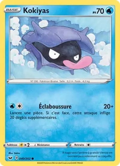 Image de la carte Pokemon Kokiyas 040/202
