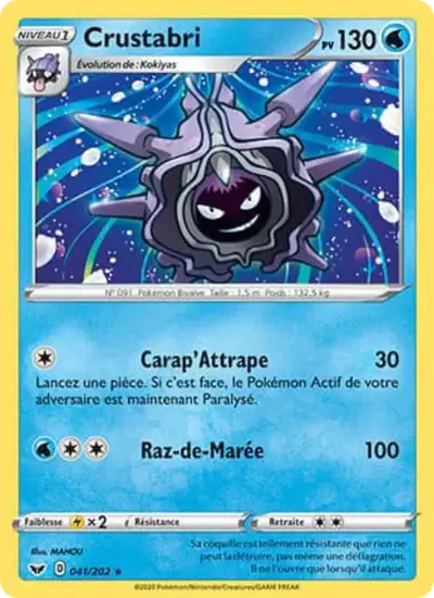 Image de la carte Pokemon Crustabri 041/202