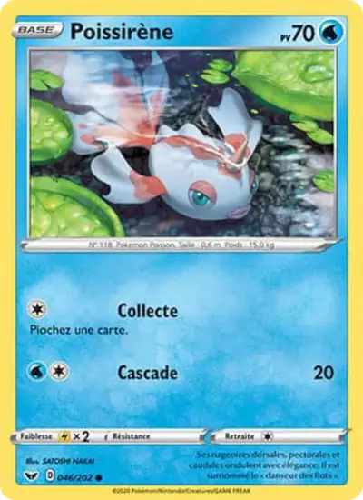 Image de la carte Pokemon Poissirène 046/202
