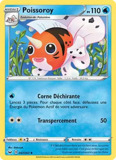 Image de la carte Pokemon Poissoroy 047/202