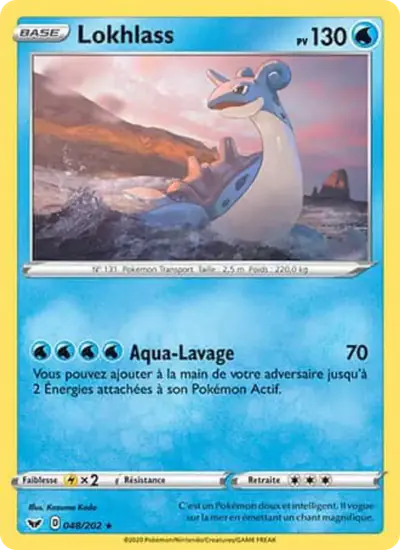 Image de la carte Pokemon Lokhlass 048/202